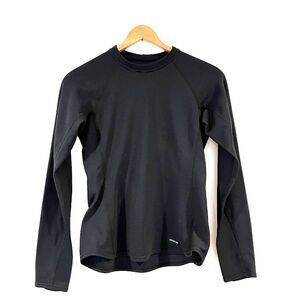 Patagonia Black Performance Base Layer Top Women's Medium Long Sleeve